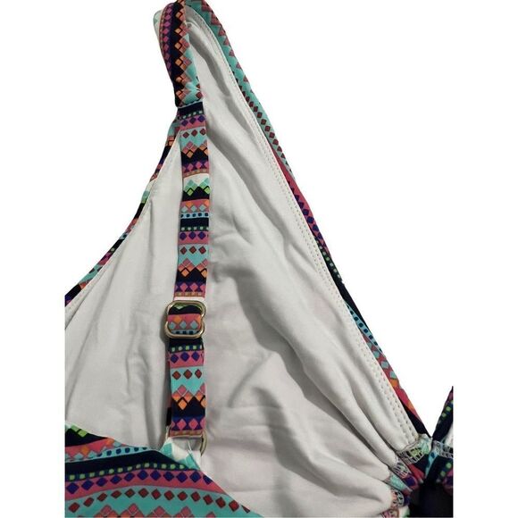 Anne Cole Women’s One Piece  SZ 14 with Tassels - Picture 7 of 8